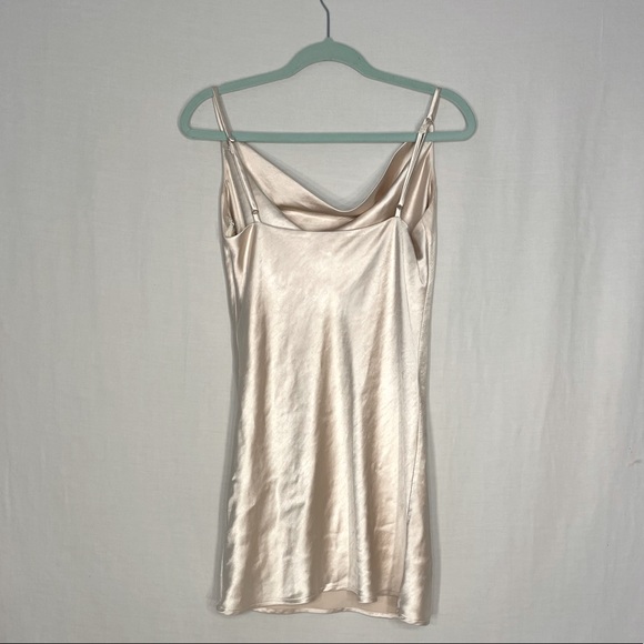 Pearl Cowl Neck Slip Dress, Hey Babe - Picture 2 of 3
